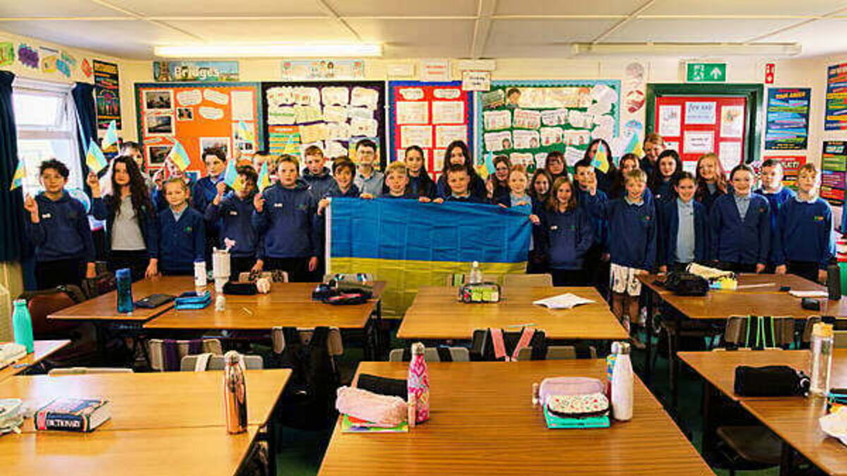 Co Antrim pupils building lasting links with Ukrainian school