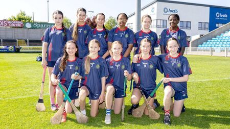 Five-goal Ní Riagáin leads Gaelscoil Phortlaoise to camogie title