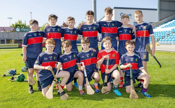 Gaelscoil Phortlaoise who contested in the Division 2 Hurling Shield final Photo: Alf Harvey.