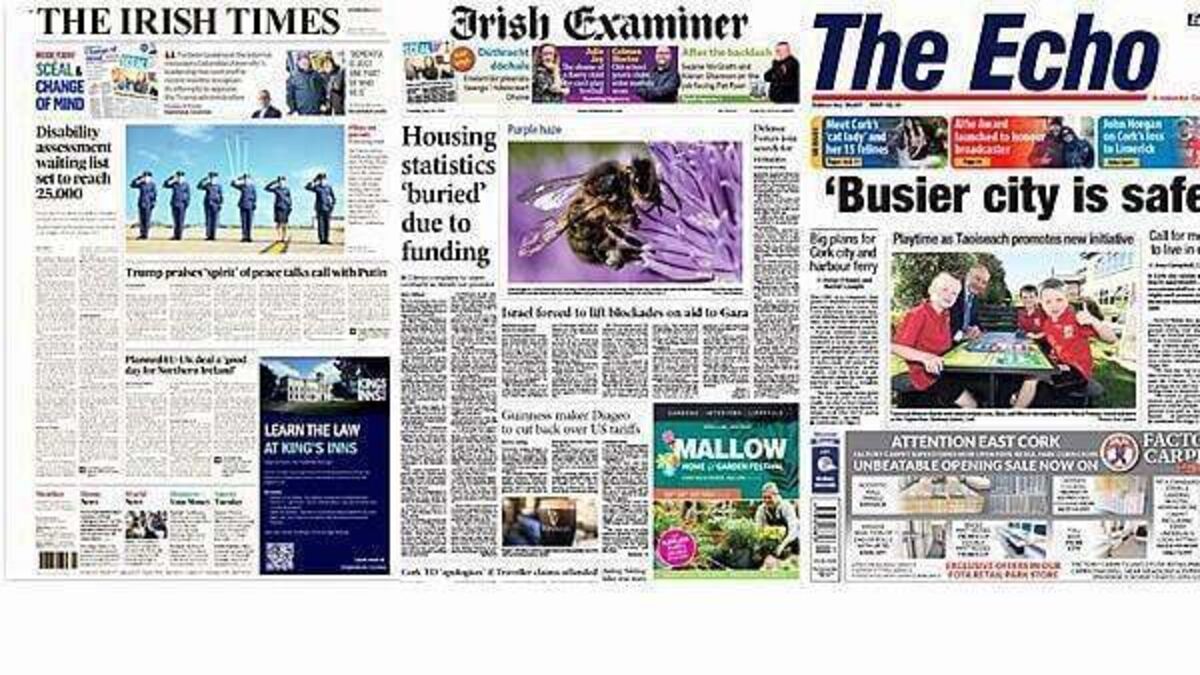 Tuesday's front pages: What the papers say