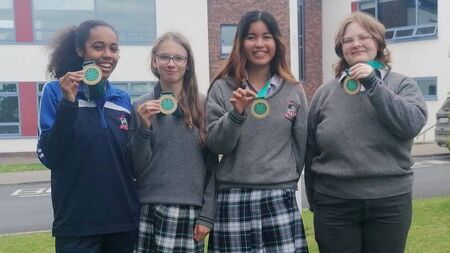Laois teen ambassadors honoured for promoting cycling among girls