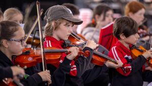 Laois musicians give Coldplay's classic a lash at ‘Fiddle Fiesta’ workshop