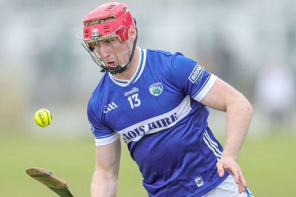 James Duggan got the final touch to Padraig Delaney's late, late 65 that ended in the Carlow net and dent Laois into the Joe McDonagh Cup final Photo: Paul Dargan James Duggan got the final touch to Padraig Delaney's late, late 65 that ended in the Carlow net and dent Laois into the Joe McDonagh Cup final Photo: Paul Dargan