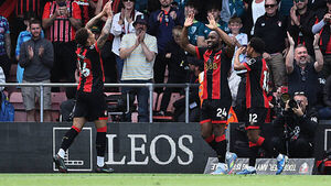 Antoine Semenyo at the double as Bournemouth finish with win over Leicester