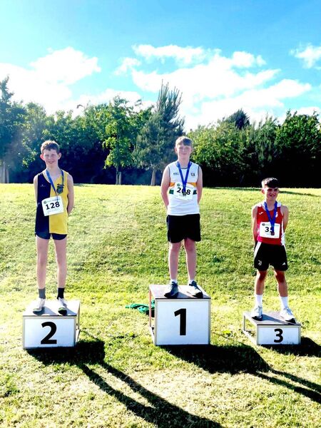 Liam Doyle winner of the U/13 Boys Combined Events Liam Doyle winner of the U/13 Boys Combined Events