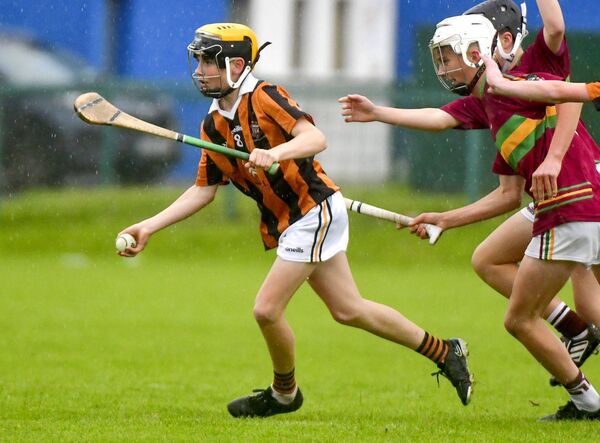 Darragh Cuddy goes on the attack for Camross against Ballinakill Ballypickas Photo: Denis Byrne Darragh Cuddy goes on the attack for Camross against Ballinakill Ballypickas Photo: Denis Byrne