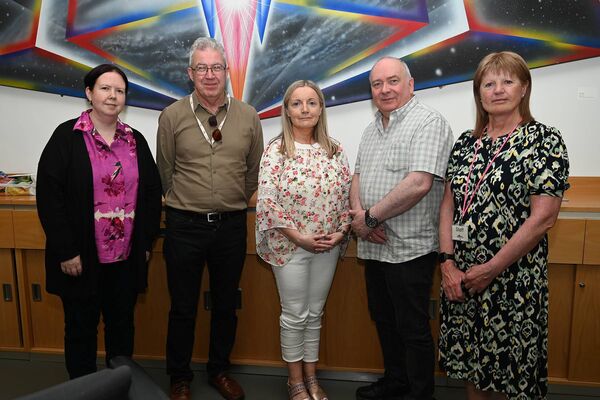Orla O brien, James Durney, Lorraine Conneolly, Mario Corrigan and Margaret Riordan 