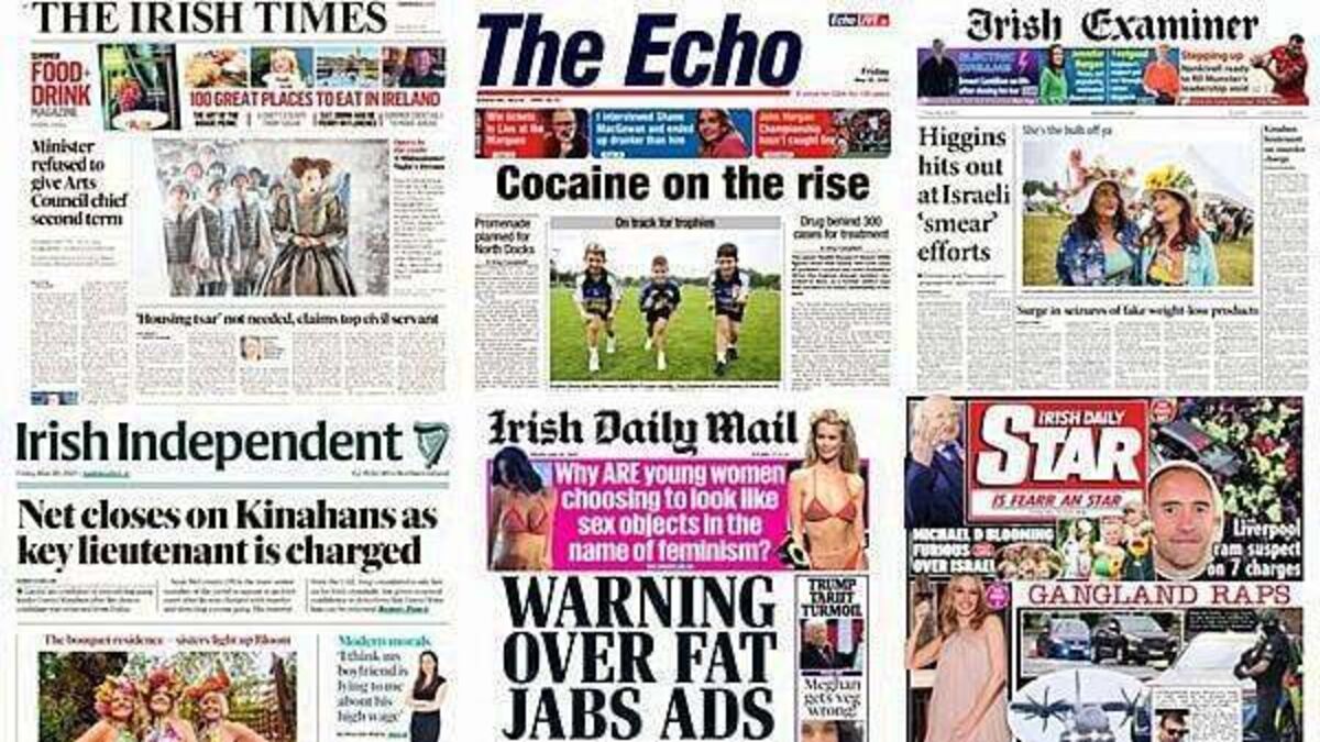 What the papers say: Friday's front pages