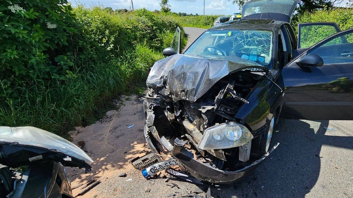 Garda appeal after Laois chase ends in crash