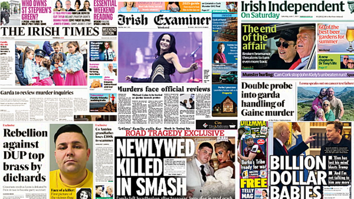 What the papers say: Saturday's front pages