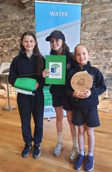 Scoil Mhuire N.S. Abbeyleix Committee members at the Green Schools Water Awards 2025. Photo credit: Scoil Mhuire N.S. Abbeyleix