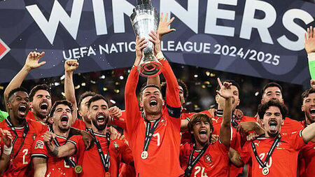 Portugal's emotional Ronaldo rejoices in winning Nations League