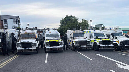 Fire at leisure centre on third night of disorder in Northern Ireland
