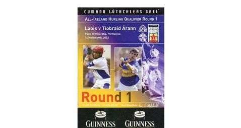 History was made in Portlaoise on 14 June 2003, but not by hurlers 