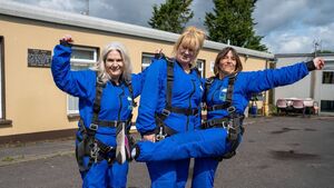 Sky’s the limit for brave Laois trio after parachute jump from 10,000 feet