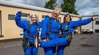  Sky’s the limit for brave Laois trio after parachute jump from 10,000 feet 