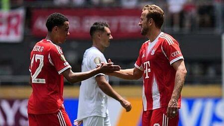 Jamal Musiala hits hat-trick as Bayern Munich put 10 past Auckland