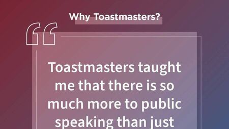 Portlaoise Toastmasters were full of chat at their monthly meeting 