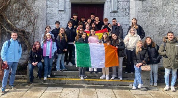 Portlaoise College students who took part in the Erasmus+ Programme 