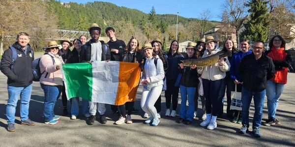 Portlaoise College students on their visit to Mende in France