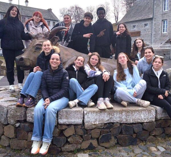 Portlaoise College students with their French counterparts