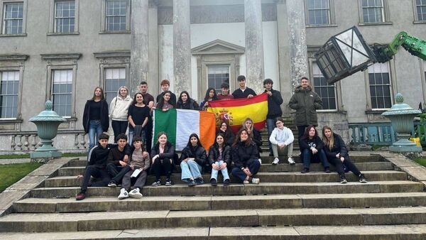 PHOTOS: Laois students pair up with their European counterparts