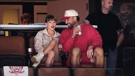 Taylor Swift and Travis Kelce make red carpet debut