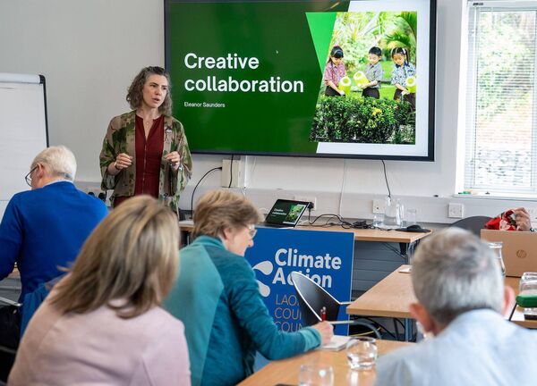 Eleanor Saunders who delivered a Creative Collaboration session to the Portlaoise Climate Alliance Photo: Rene PR Design Eleanor Saunders who delivered a Creative Collaboration session to the Portlaoise Climate Alliance Photo: Rene PR Design