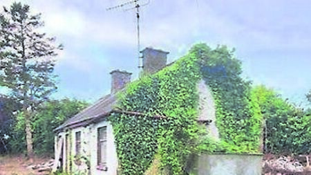Vacant cottage near Laois/Kildare border on market for €150,000