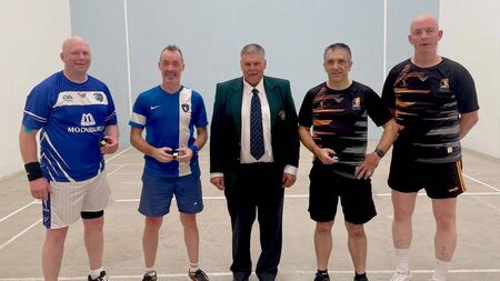 Two Laois handball greats win thrilling Leinster 60x30 final