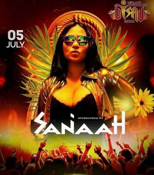 As part of her global tour DJ Sanaah will be spinning the discs anmnd making a special appearance at the Midland Indian Festival - UTSAV 25, which is taking place on Saturday 5 July. As part of her global tour DJ Sanaah will be spinning the discs anmnd making a special appearance at the Midland Indian Festival - UTSAV 25, which is taking place on Saturday 5 July.