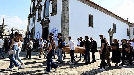 Diogo Jota’s wife and family joined by Liverpool players for funeral