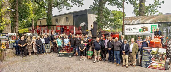 Some of those who attended the launch of the 61st annual National Steam Rally that's taking place in Stradbally on Sunday and Monday 3 and 4 August.