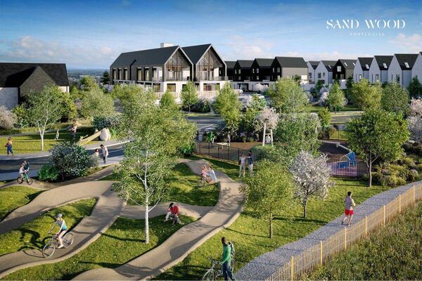 Architects interpreative design plan for the Sand Wood housing estate in Portlaoise. Architects interpreative design plan for the Sand Wood housing estate in Portlaoise.
