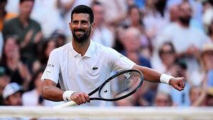 Novak Djokovic sets Wimbledon men’s semi-final record by beating Flavio Cobolli