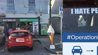 Driver parked in disabled bay had 'I HATE PEOPLE' sign