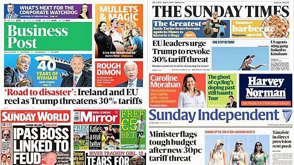 What the papers say: Sunday's front pages