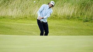 Jacob Skov Olesen overcomes major inexperience to set early lead at The Open