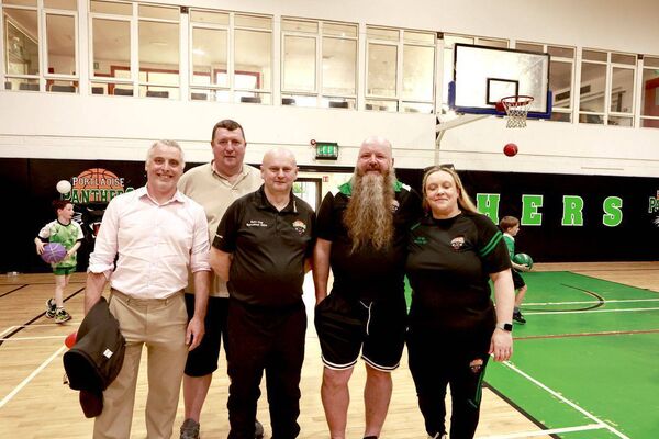 Jimmy Walsh, Shay Dooley, Bosco Scully, Derek Keane and Janette Keane Jimmy Walsh, Shay Dooley, Bosco Scully, Derek Keane and Janette Keane