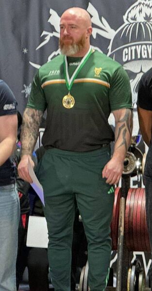 Mark Murphy from Ballylynan who will be competing for Ireland at the World Powerlifting Championships in South Africa