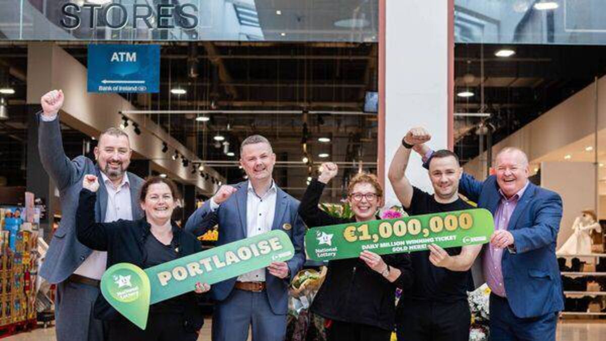 Laois man comes forward to collect €1 million prize