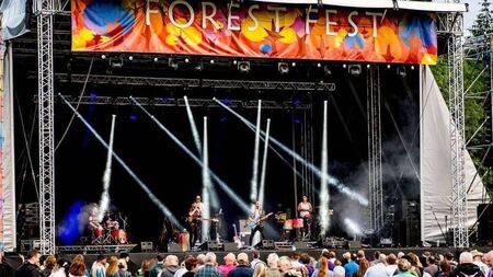Sunday’s line-up at Forest Fest in Emo