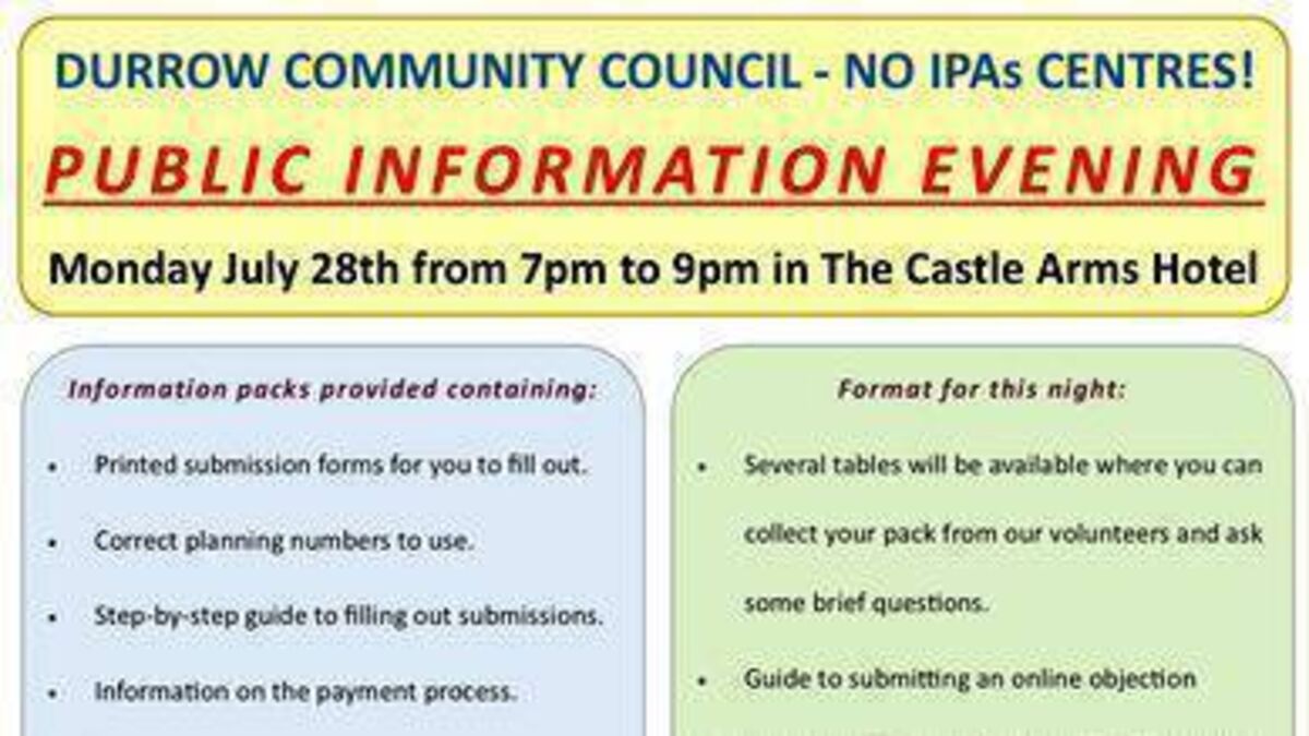 Objections being prepared to proposed IPAS centres in Laois village