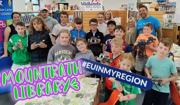 Mountrath Library was the place to be last month for these young people, who took part in the STEM workshop Mountrath Library was the place to be last month for these young people, who took part in the STEM workshop