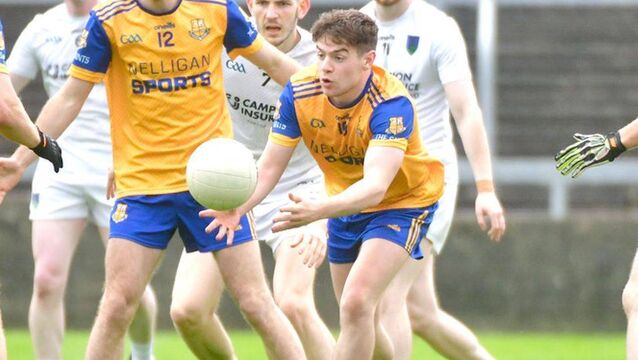 <p>St Joseph's Oisin Hooney's goal not long after the restart put the game to bed and killed off Ballyfin's efforts Photo: Denis Byrne</p>