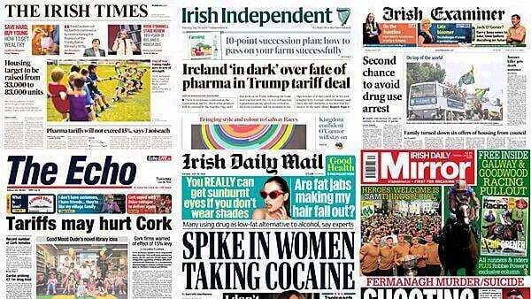 What the papers say: Tuesday's front pages