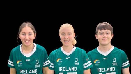 Young Laois players represent Ireland in International Touch Rugby tournament