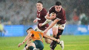 Lions fail in bid for series whitewash as Australia win 22-12 in stormy Sydney Lions fail in bid for series whitewash as Australia win 22-12 in stormy Sydney