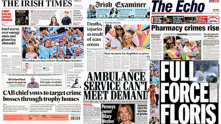 What the papers say: Monday's front pages