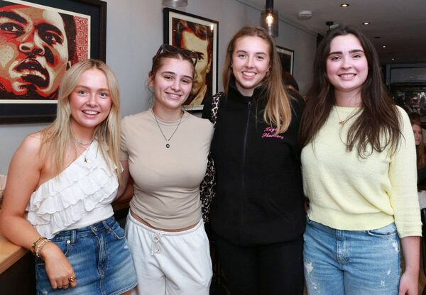 Some of those who were in the Square Coffee in Portlaoise on the first night of the ‘Café Late Opening Grant Initiative’: Kara Naughton, Alison Dalton, Dara Byrne and Hazel Dalton. Photo: Michael Scully. Some of those who were in the Square Coffee in Portlaoise on the first night of the ‘Café Late Opening Grant Initiative’: Kara Naughton, Alison Dalton, Dara Byrne and Hazel Dalton. Photo: Michael Scully.